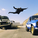 Flying Tyrese Gibson not included. (Image: Fast & Furious 6)